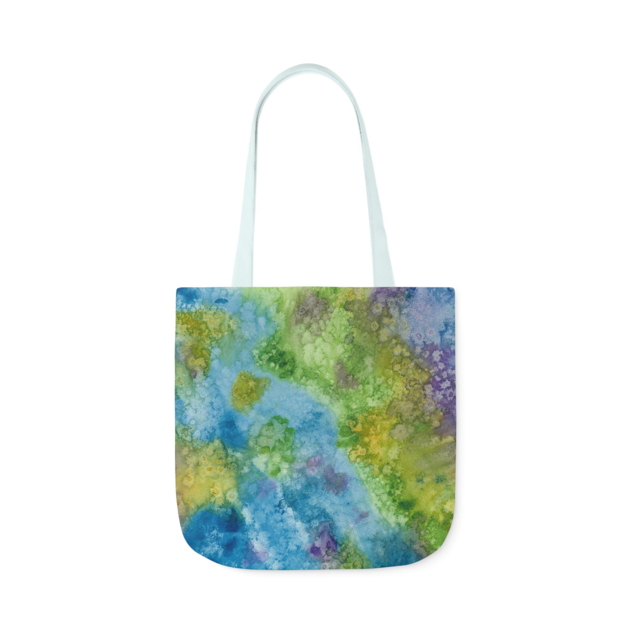Canvas Tote Bags, Colourful Abstract Designs, 5-Color Straps, 3 Sizes.  For Family and friends or a Special Gift #60 Happy Holidays