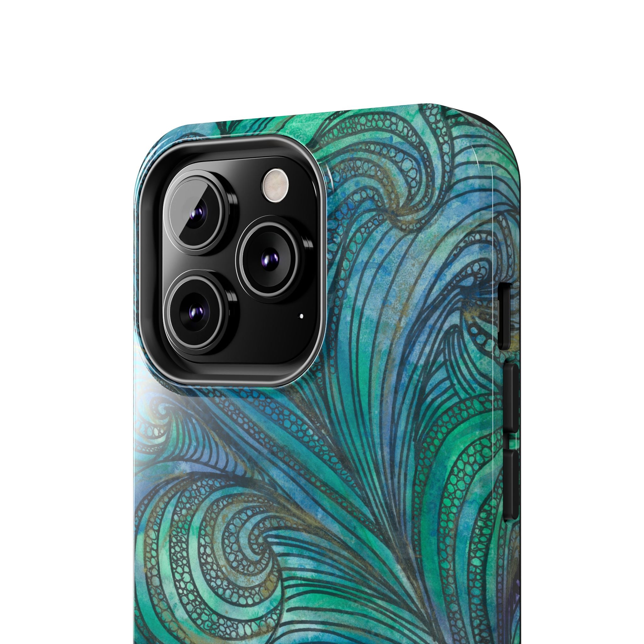 Tough Phone Case - All iPhones and Samsung Galaxys - Exciting Abstract Design #71 Call Of The Sea