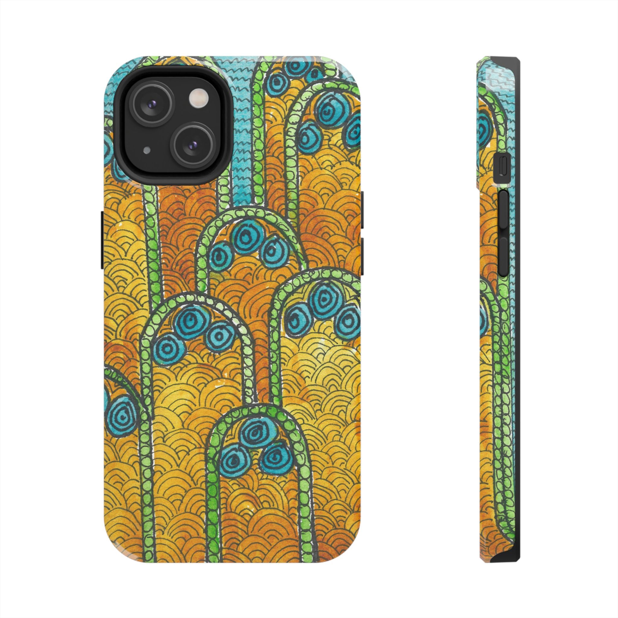 Tough Phone Case - All iPhones and Samsung Galaxys - Exciting Abstract Design #87 Belgrade Impressions - Serbia