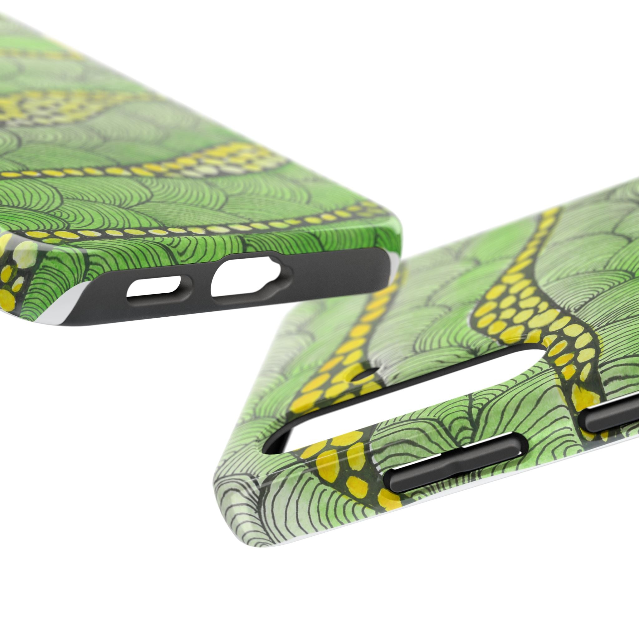 Tough Phone Case - All iPhones and Samsung Galaxys - Exciting Abstract Design #13 Watcha Thinking