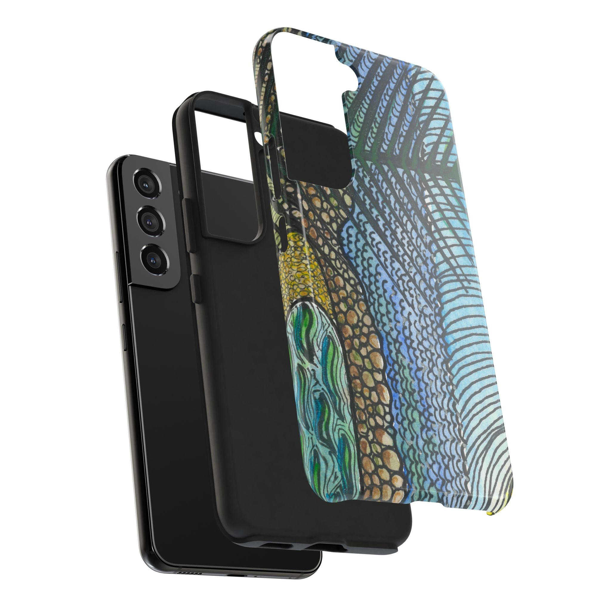 Tough Phone Case - All iPhones and Samsung Galaxys - Exciting Abstract Design #47 Cottesloe