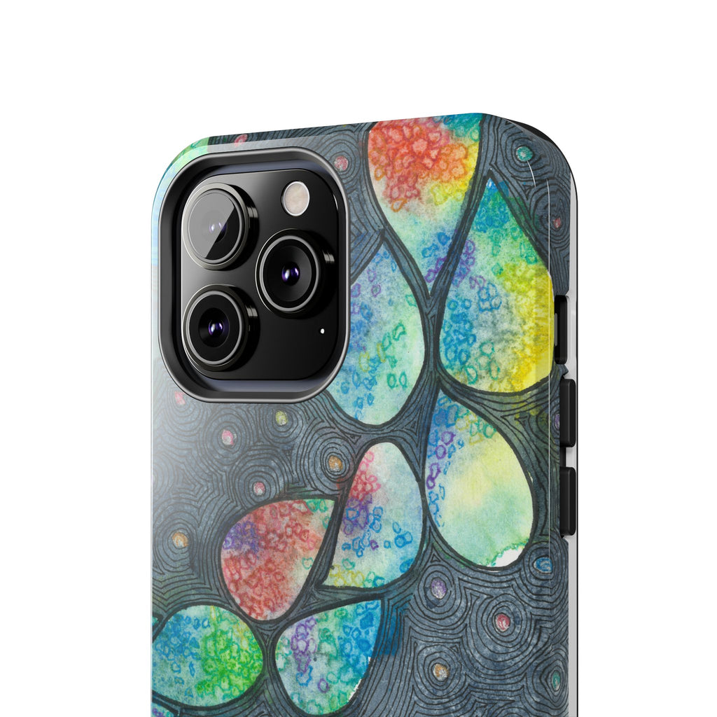 Tough Phone Case - All iPhones and Samsung Galaxys - Exciting Abstract Design #30 Give Us A Minute