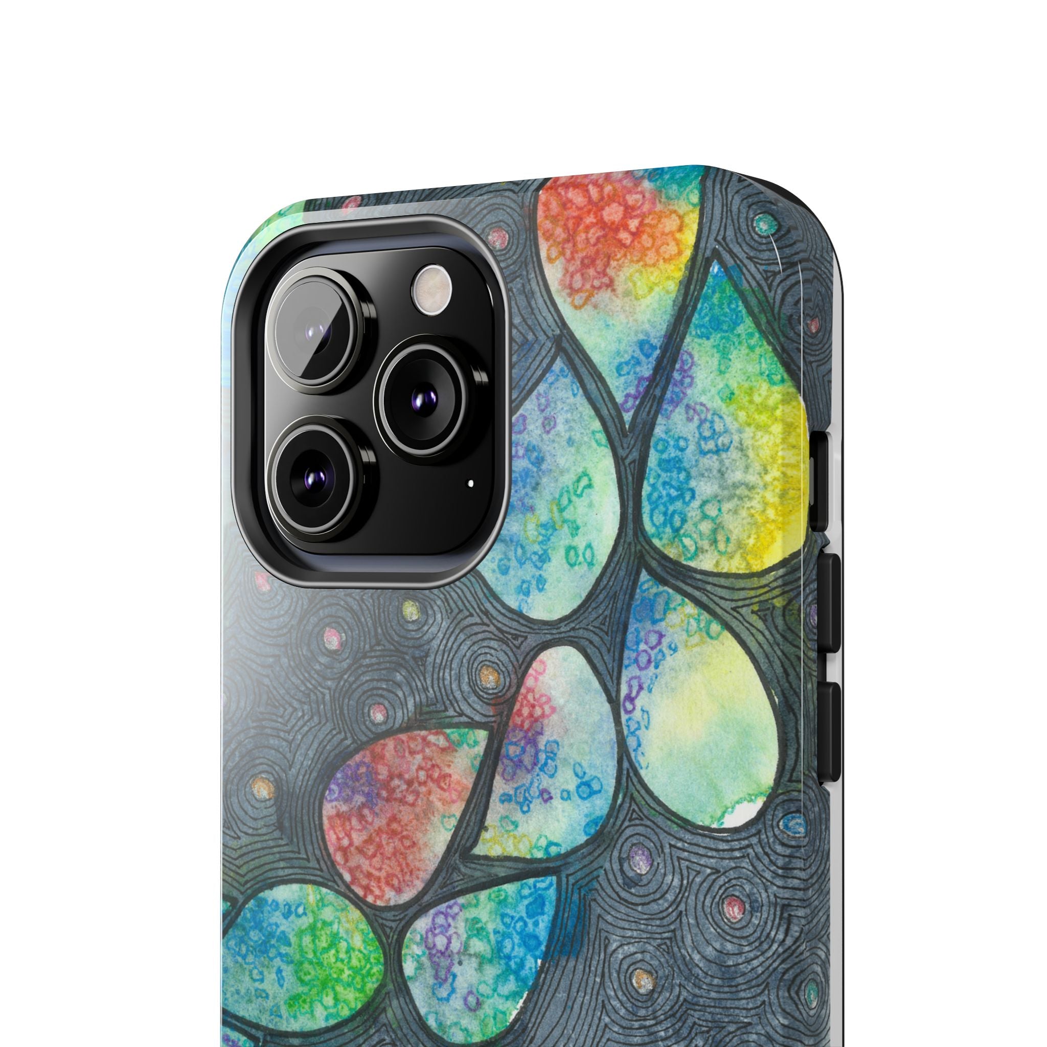 Tough Phone Case - All iPhones and Samsung Galaxys - Exciting Abstract Design #30 Give Us A Minute