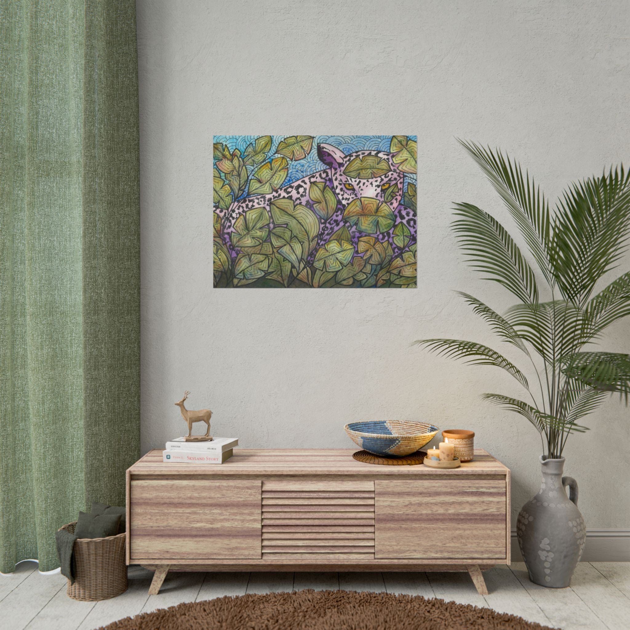 Large Colourful Wall Art, Posters & Prints, For Office, Bedroom or Living Room, or Special Gift #76 Purrfect Blend