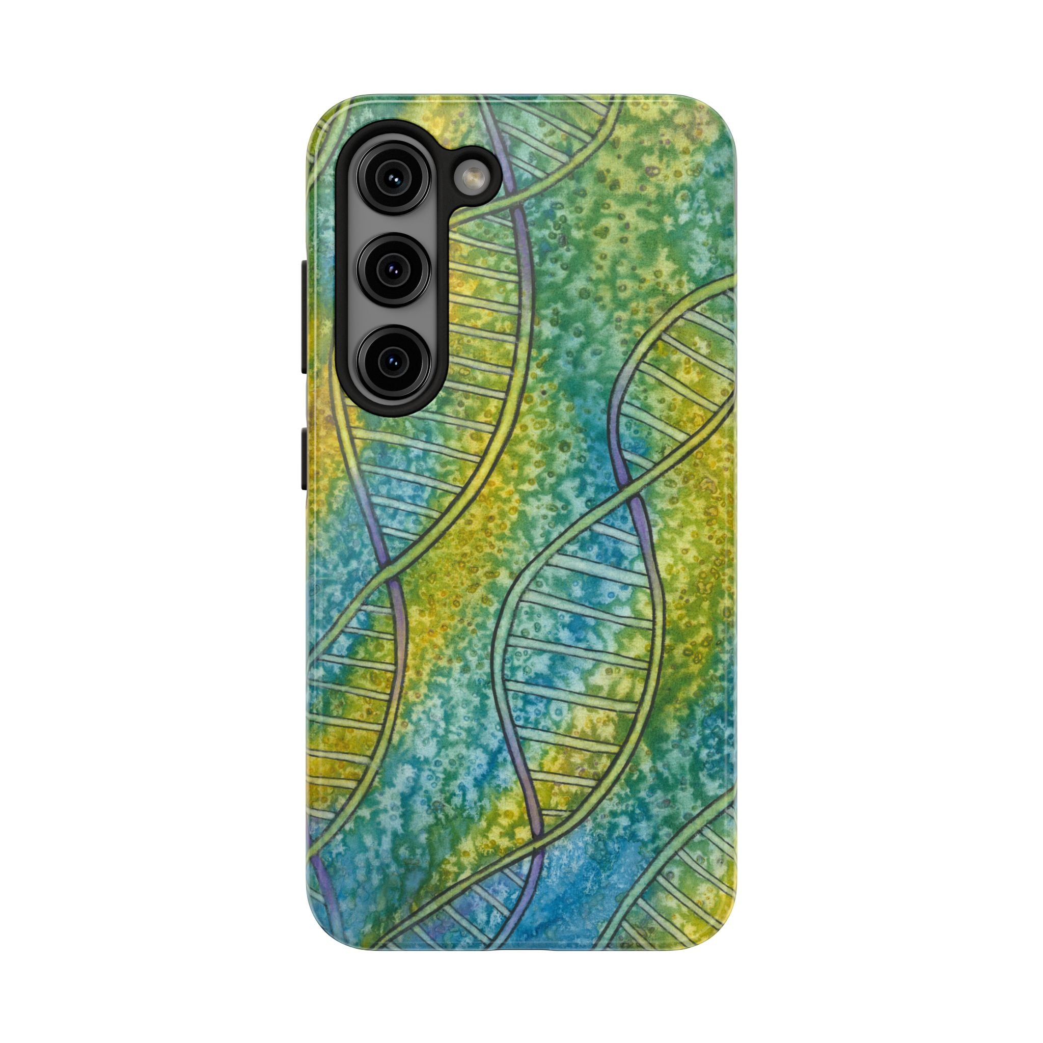 Tough Phone Case - All iPhones and Samsung Galaxys - Exciting Abstract Design #99 Crop of DNA