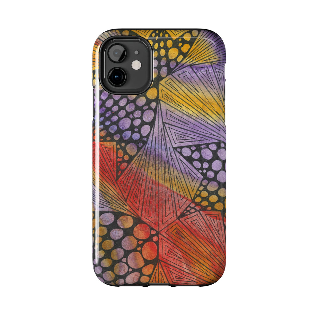 Tough Phone Case - All iPhones and Samsung Galaxys - Exciting Abstract Design #82 Fighting Delusions