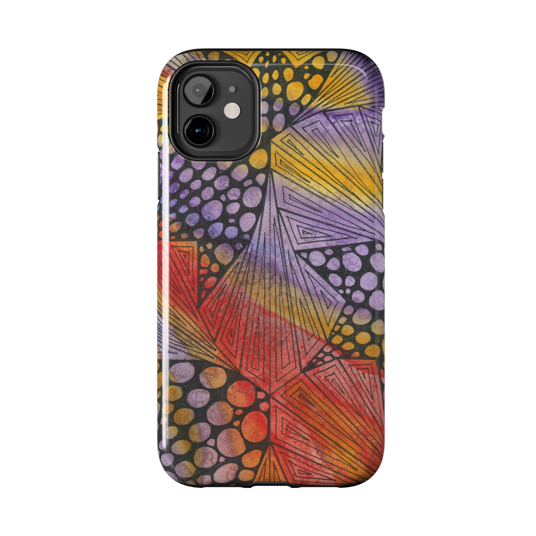 Tough Phone Case - All iPhones and Samsung Galaxys - Exciting Abstract Design #82 Fighting Delusions