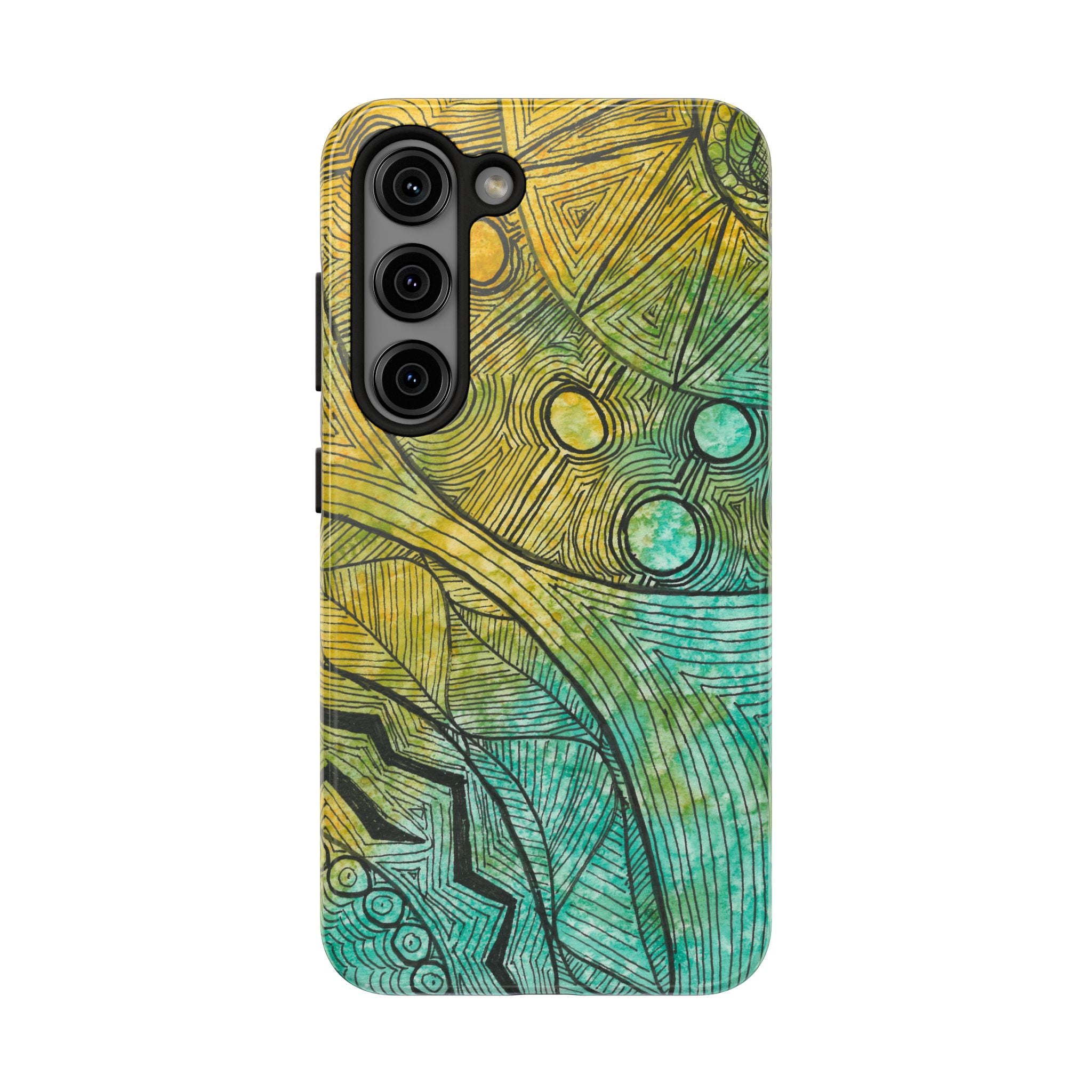 Tough Phone Case - All iPhones and Samsung Galaxys - Exciting Abstract Design #27 Come What May