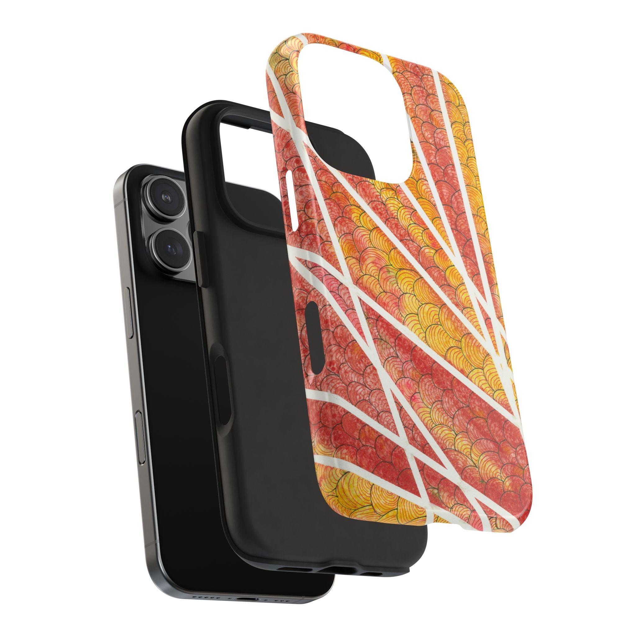 Tough Phone Case - All iPhones and Samsung Galaxys - Exciting Abstract Design #67 Max Mimosa