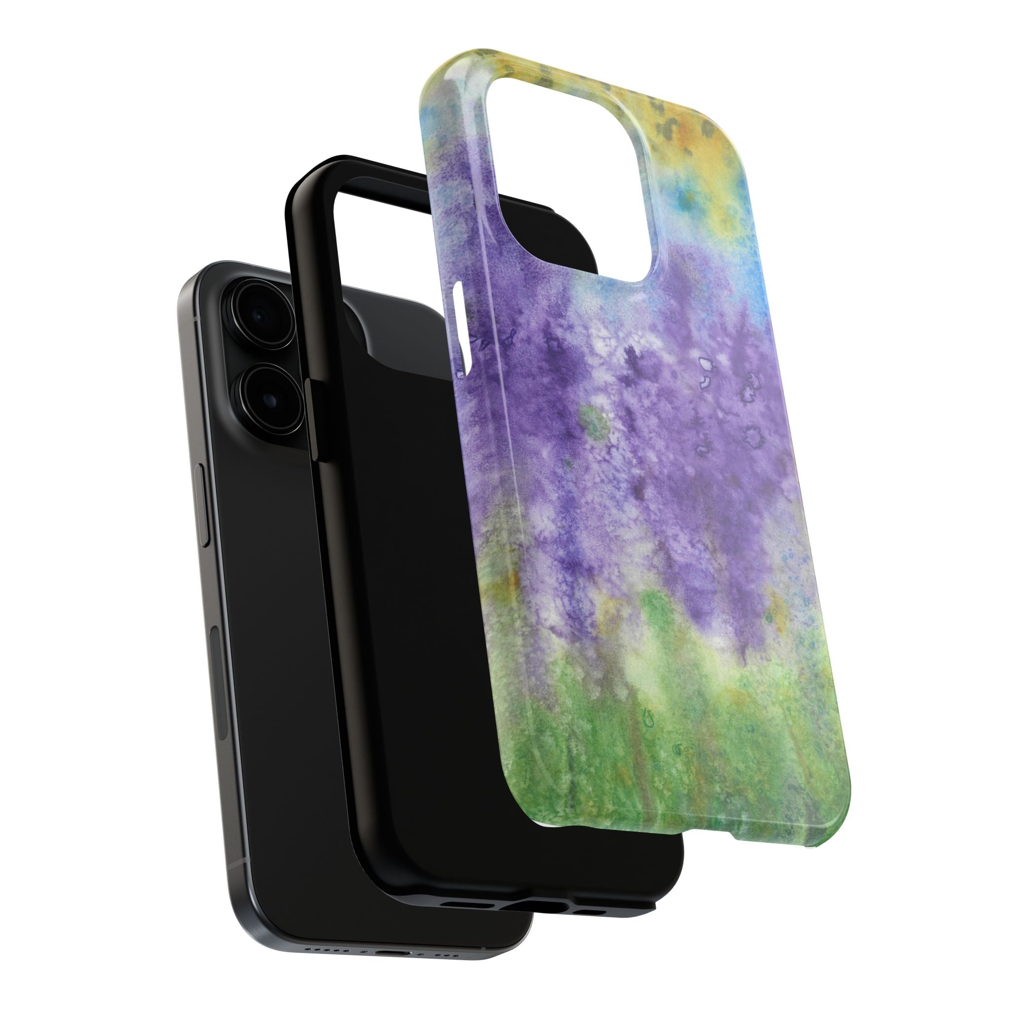 Tough Phone Case - All iPhones and Samsung Galaxys - Exciting Abstract Design #74 Lavender Fields