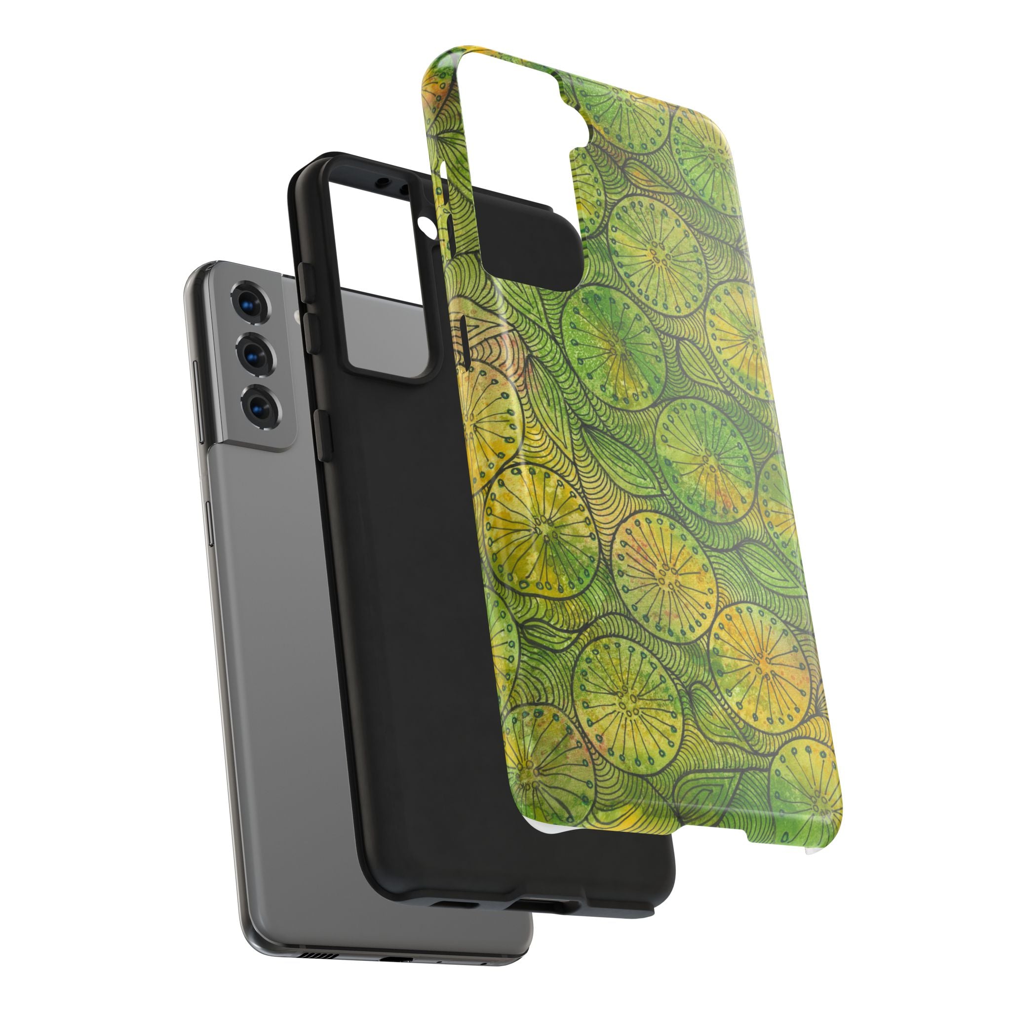Tough Phone Case - All iPhones and Samsung Galaxys - Exciting Abstract Design #63 Margarita Mondays