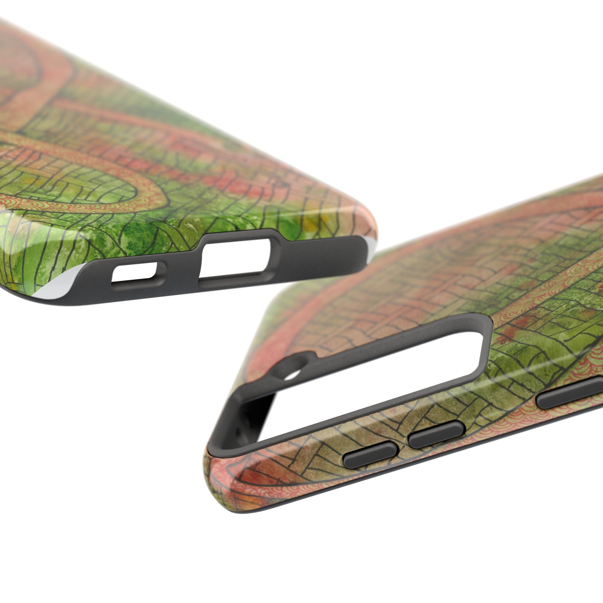 Tough Phone Case - All iPhones and Samsung Galaxys - Exciting Abstract Design #57 Celtic Flavours