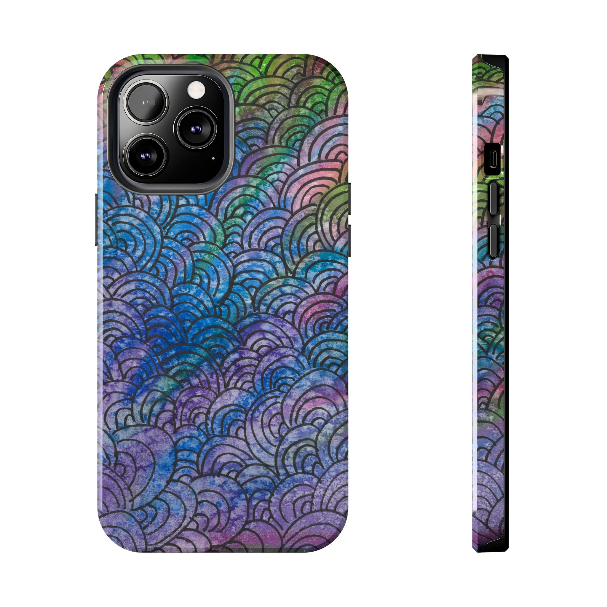 Tough Phone Case - All iPhones and Samsung Galaxys - Exciting Abstract Design #84 Ah! The Past