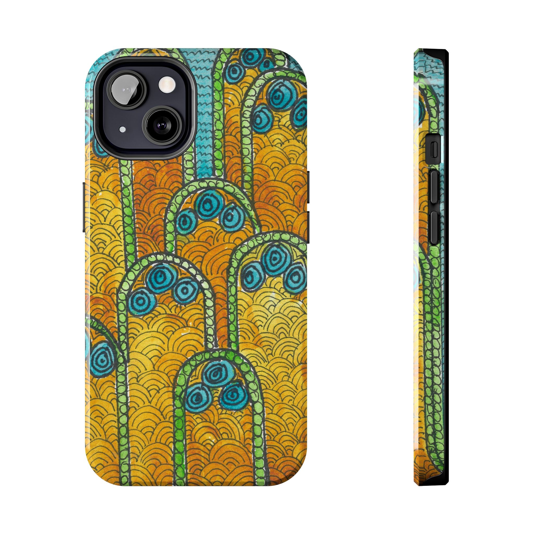 Tough Phone Case - All iPhones and Samsung Galaxys - Exciting Abstract Design #87 Belgrade Impressions - Serbia