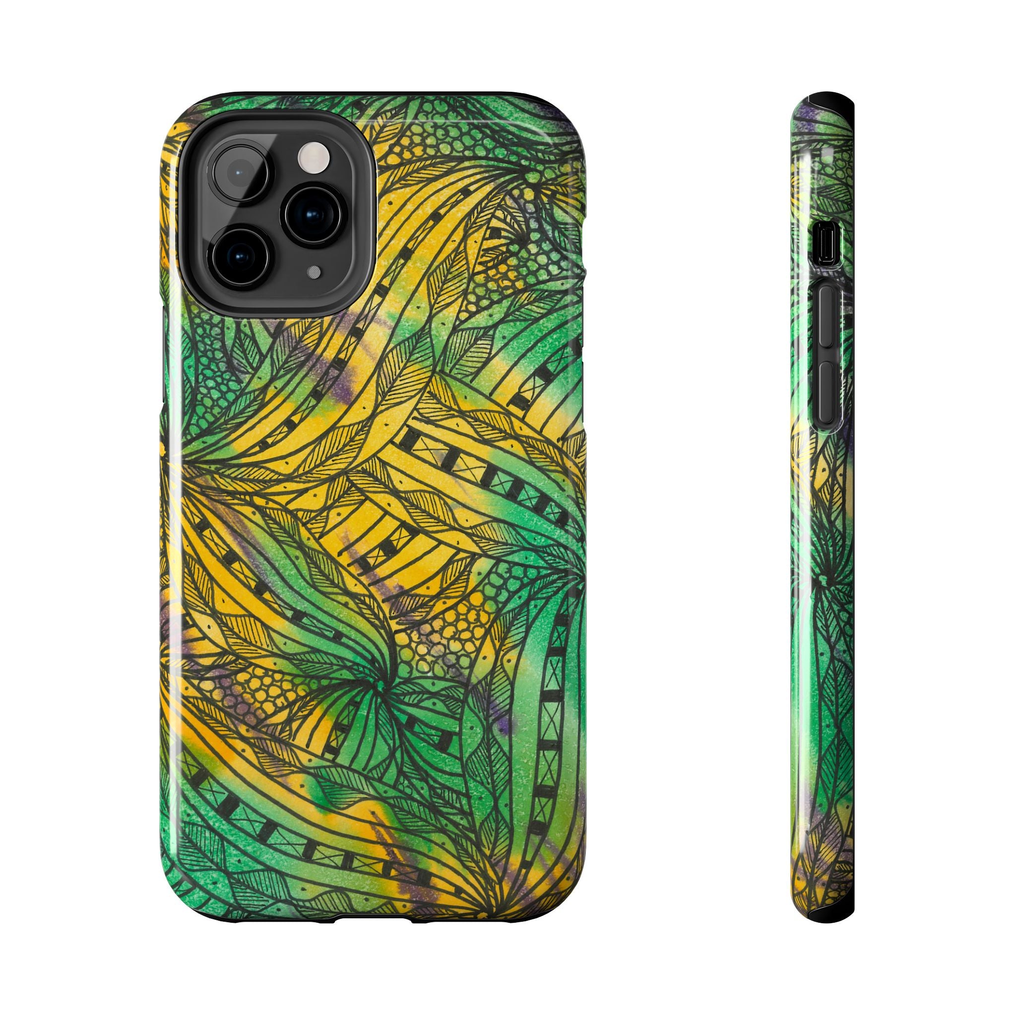 Tough Phone Case - All iPhones and Samsung Galaxys - Exciting Abstract Design #37 Shubbery!