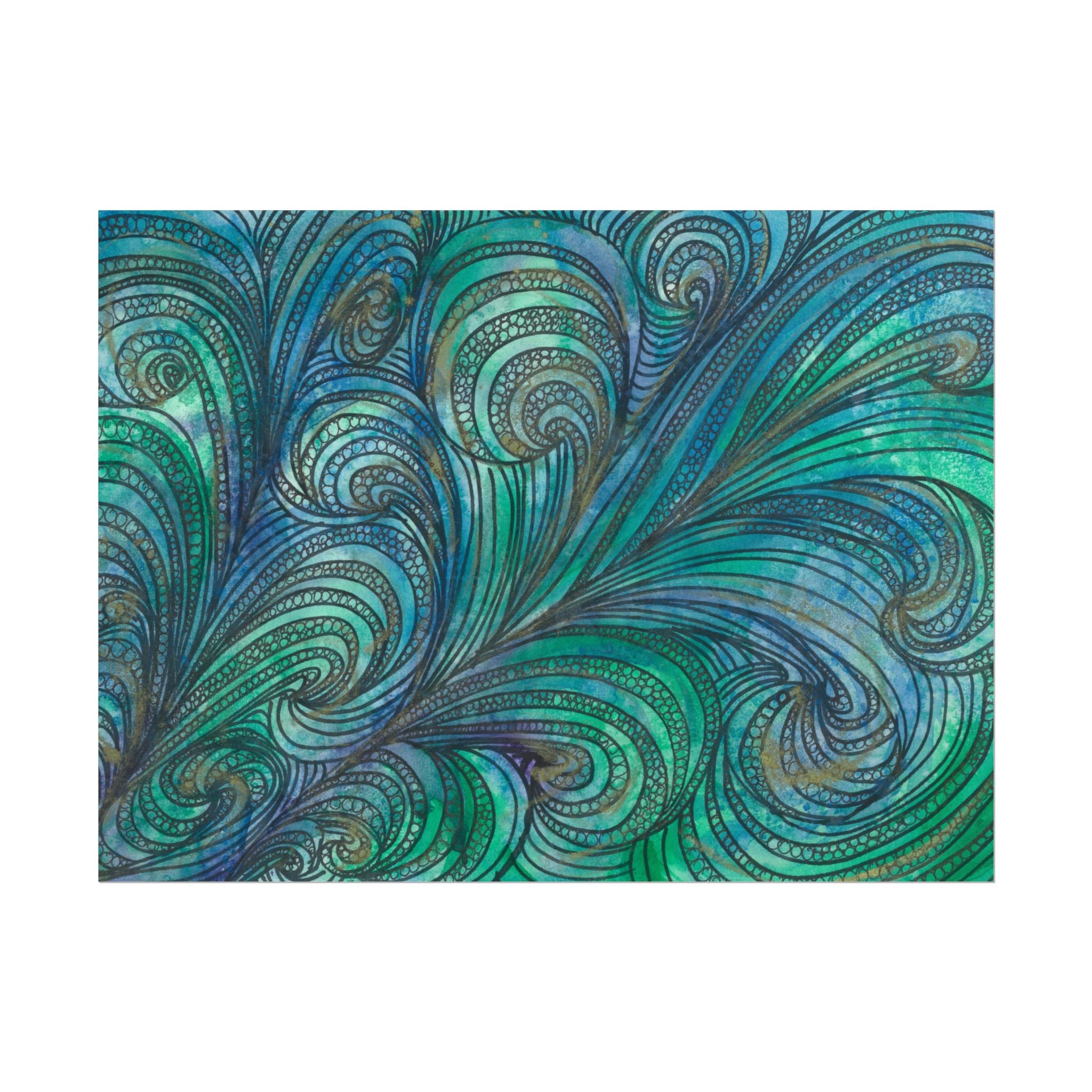 Large Colourful Wall Art, Posters & Prints, For Office, Bedroom or Living Room, or Special Gift #71 Call Of The Sea