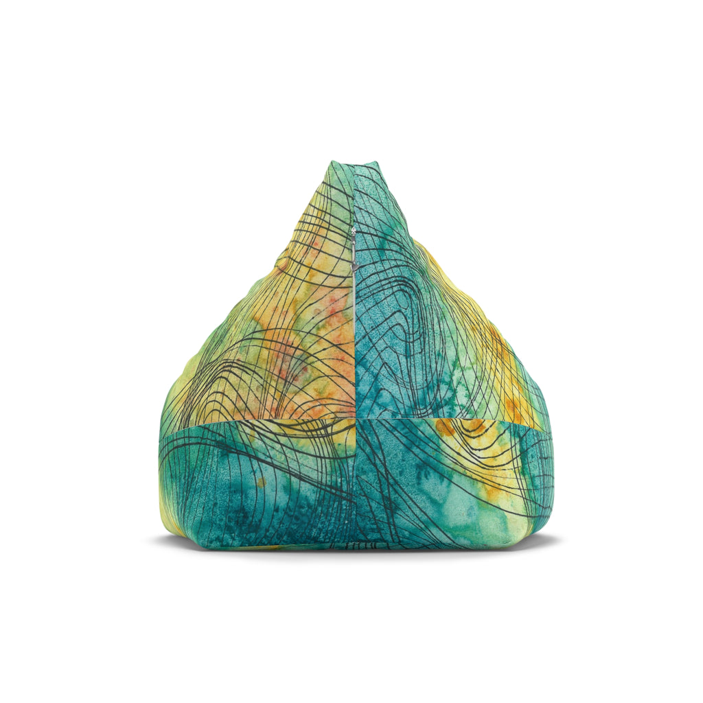 Bean Bag Chair Covers For Indoor & Outdoor - 2 Sizes - Exciting Abstract Design #81 The Only Way Is Up