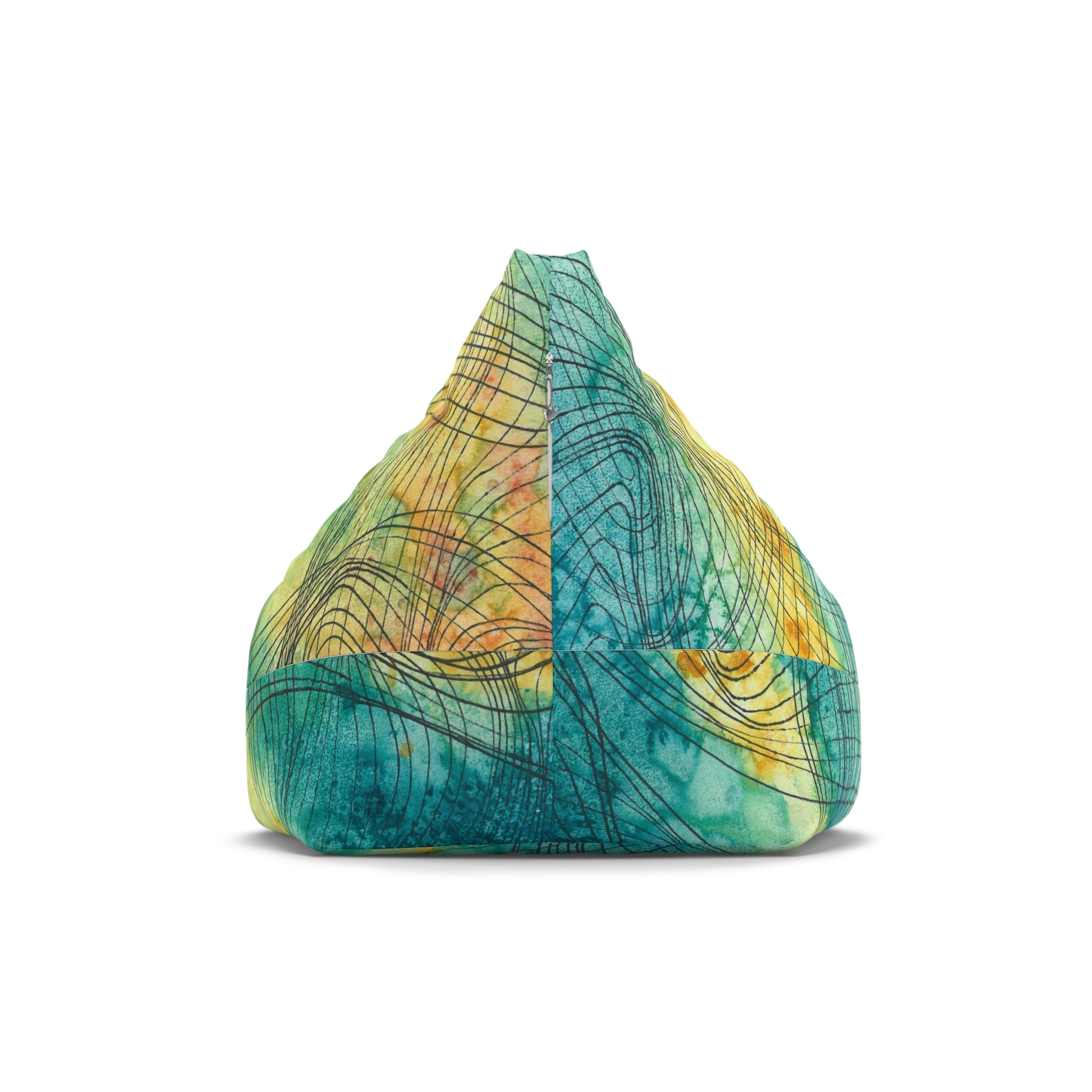 Bean Bag Chair Covers For Indoor & Outdoor - 2 Sizes - Exciting Abstract Design #81 The Only Way Is Up