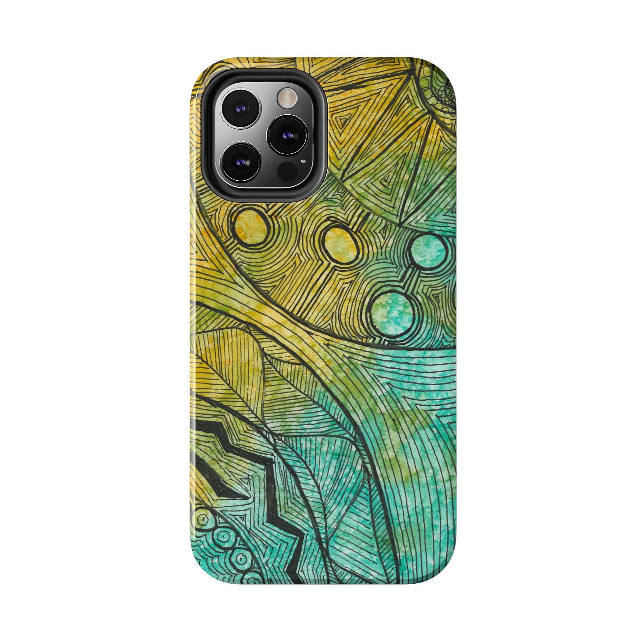 Tough Phone Case - All iPhones and Samsung Galaxys - Exciting Abstract Design #27 Come What May