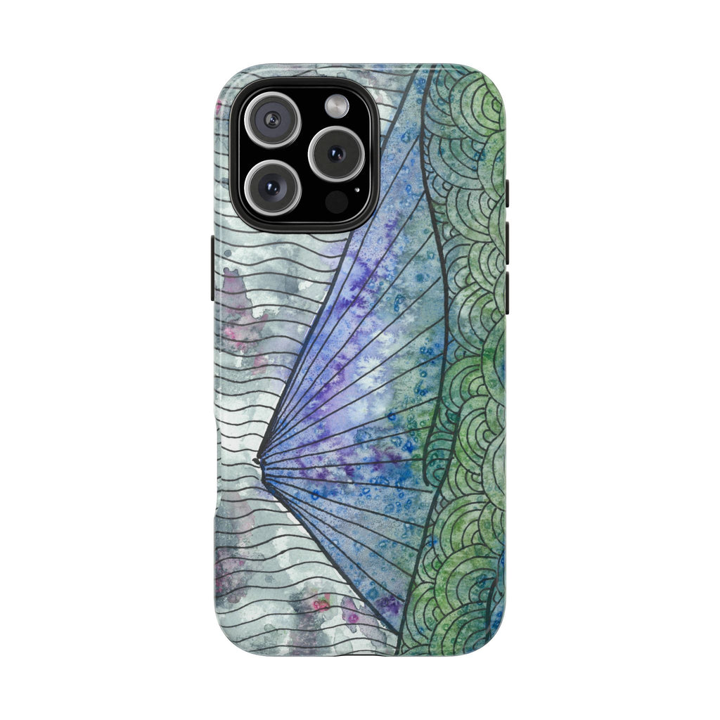 Tough Phone Case - All iPhones and Samsung Galaxys - Exciting Abstract Design #90 Rtanj Pyramid - Serbia