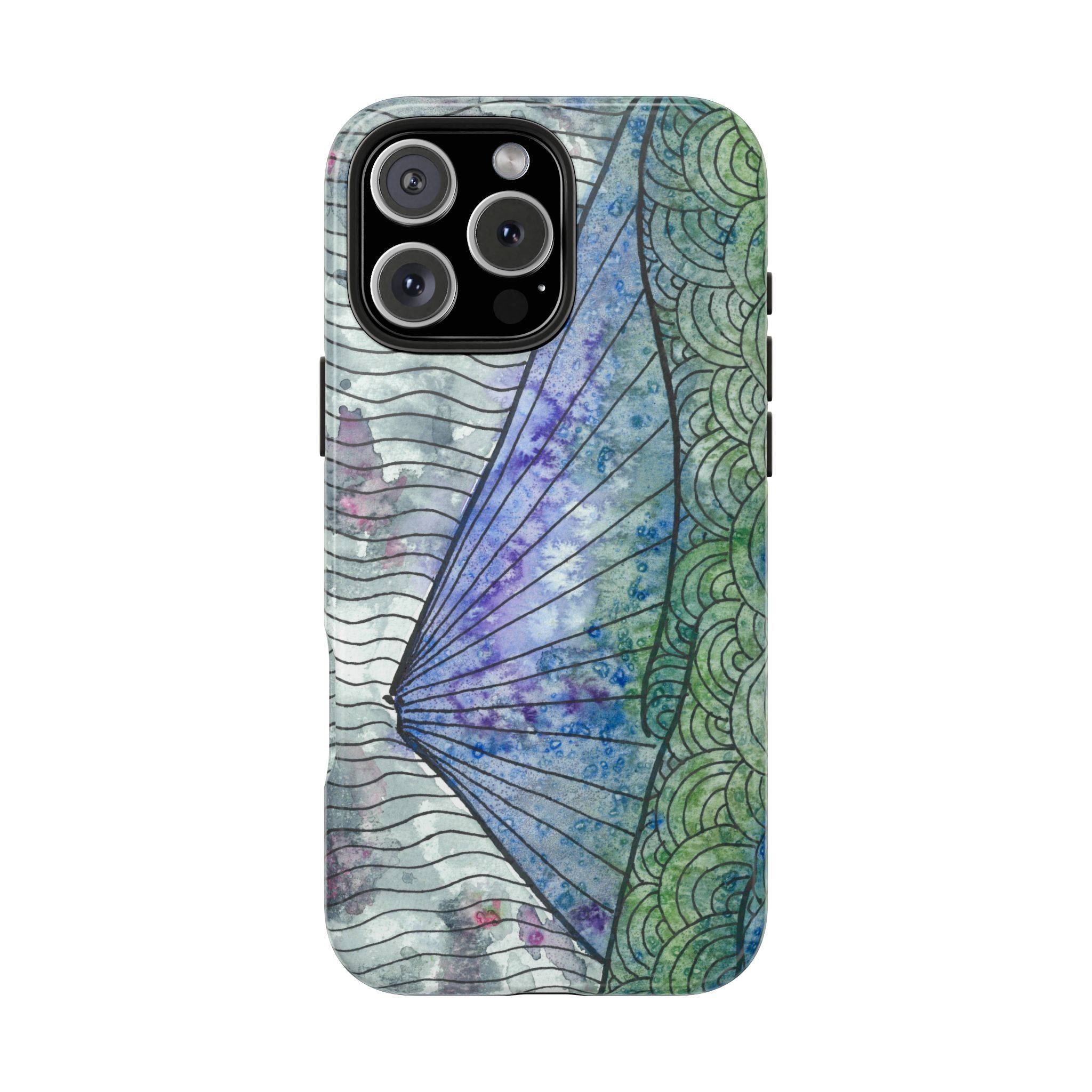 Tough Phone Case - All iPhones and Samsung Galaxys - Exciting Abstract Design #90 Rtanj Pyramid - Serbia