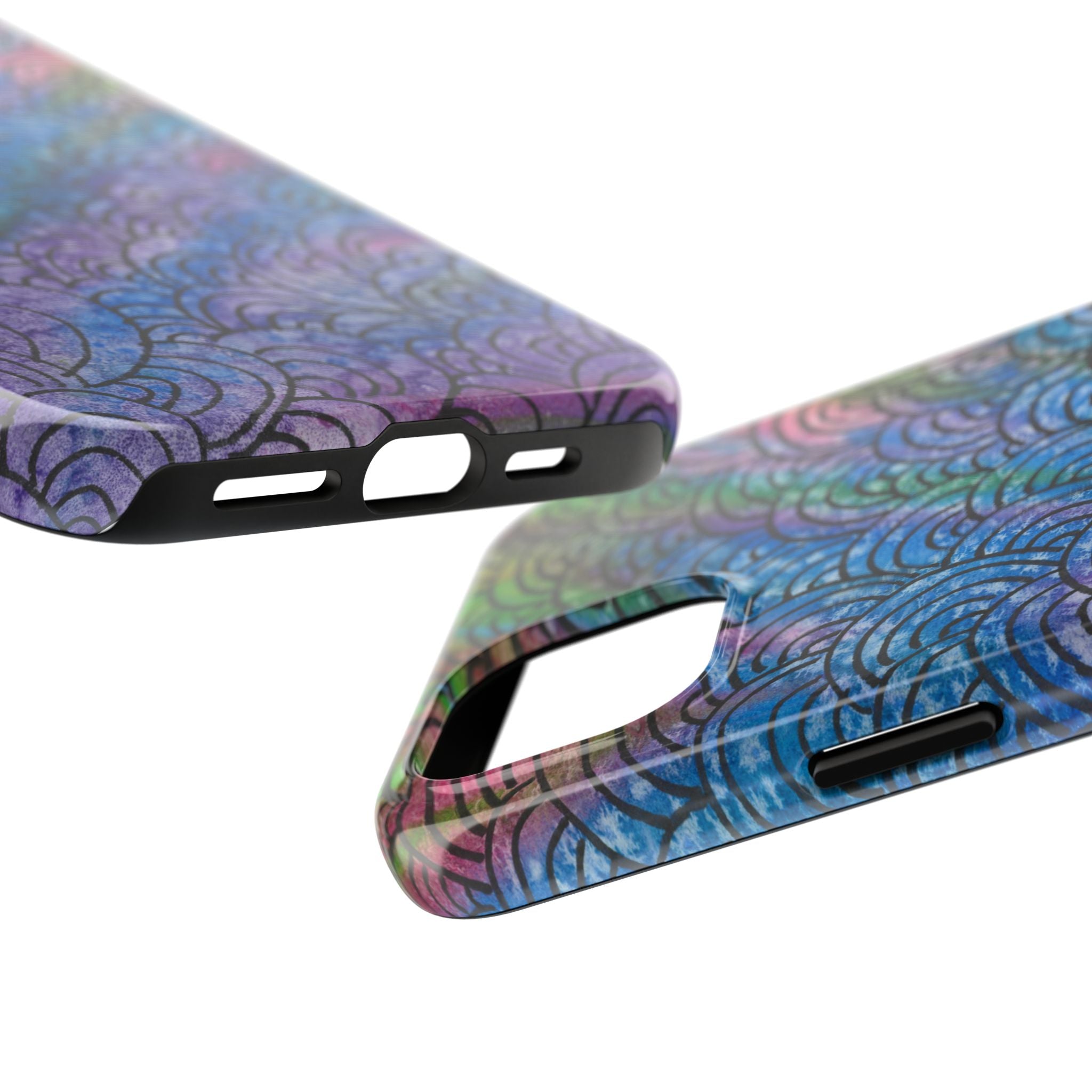 Tough Phone Case - All iPhones and Samsung Galaxys - Exciting Abstract Design #84 Ah! The Past