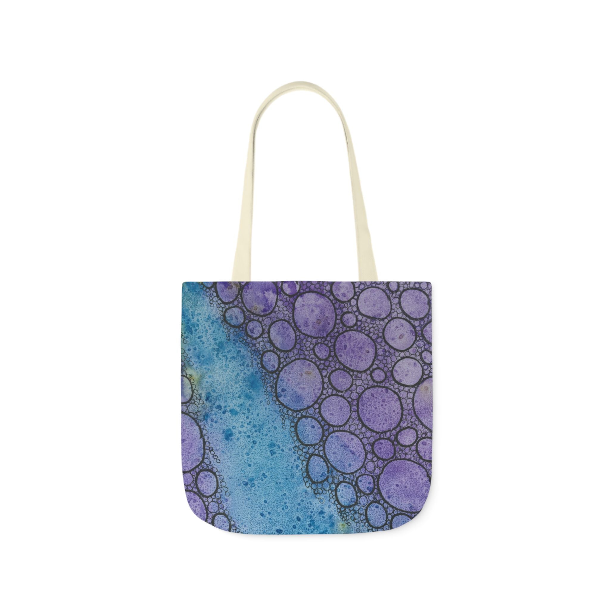 Canvas Tote Bags, Colourful Abstract Designs, 5-Color Straps, 3 Sizes.  For Family and friends or a Special Gift #66 Beam Me Up Scotty