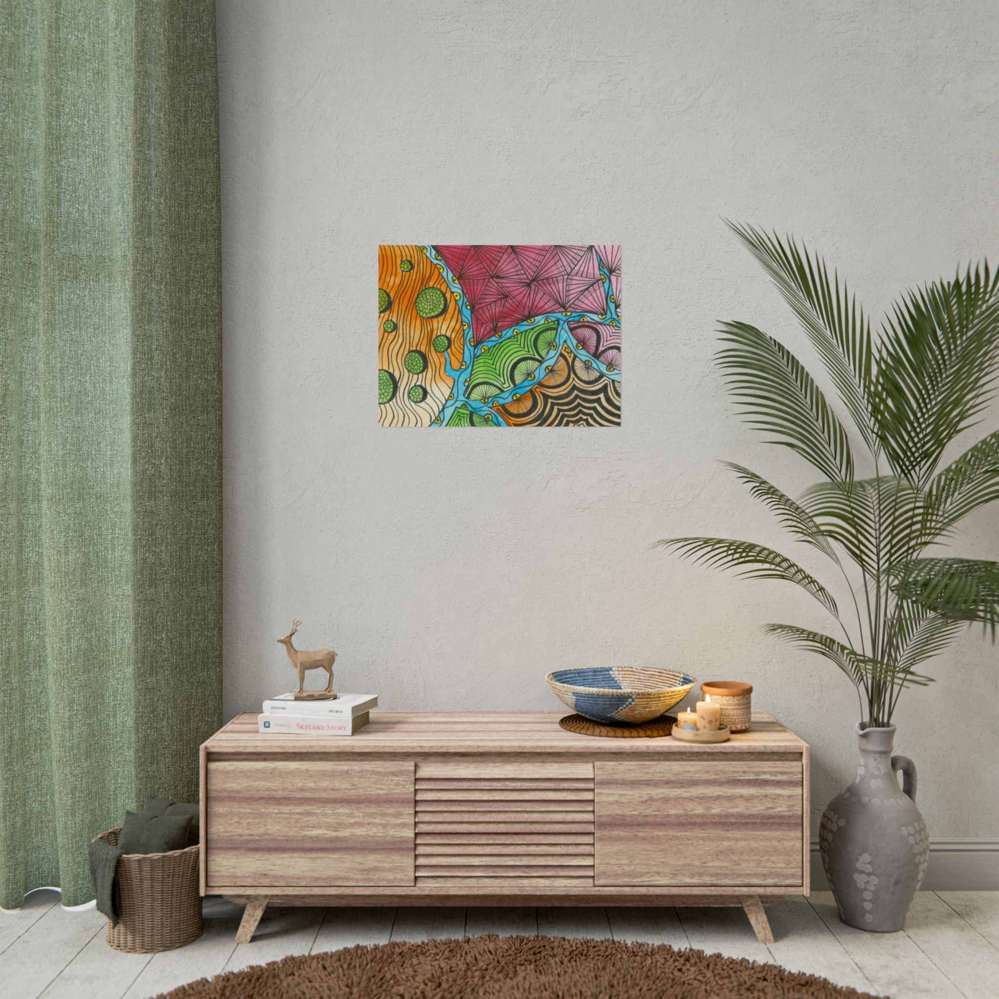 Large Colourful Wall Art, Posters & Prints, For Office, Bedroom or Living Room, or Special Gift #11 Today's The Day