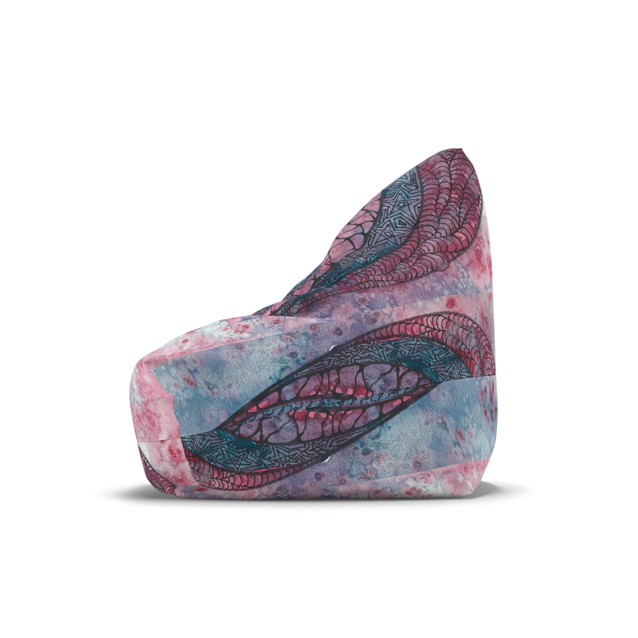 Bean Bag Chair Covers For Indoor & Outdoor - 2 Sizes - Exciting Abstract Design #92 The Goddess Lives