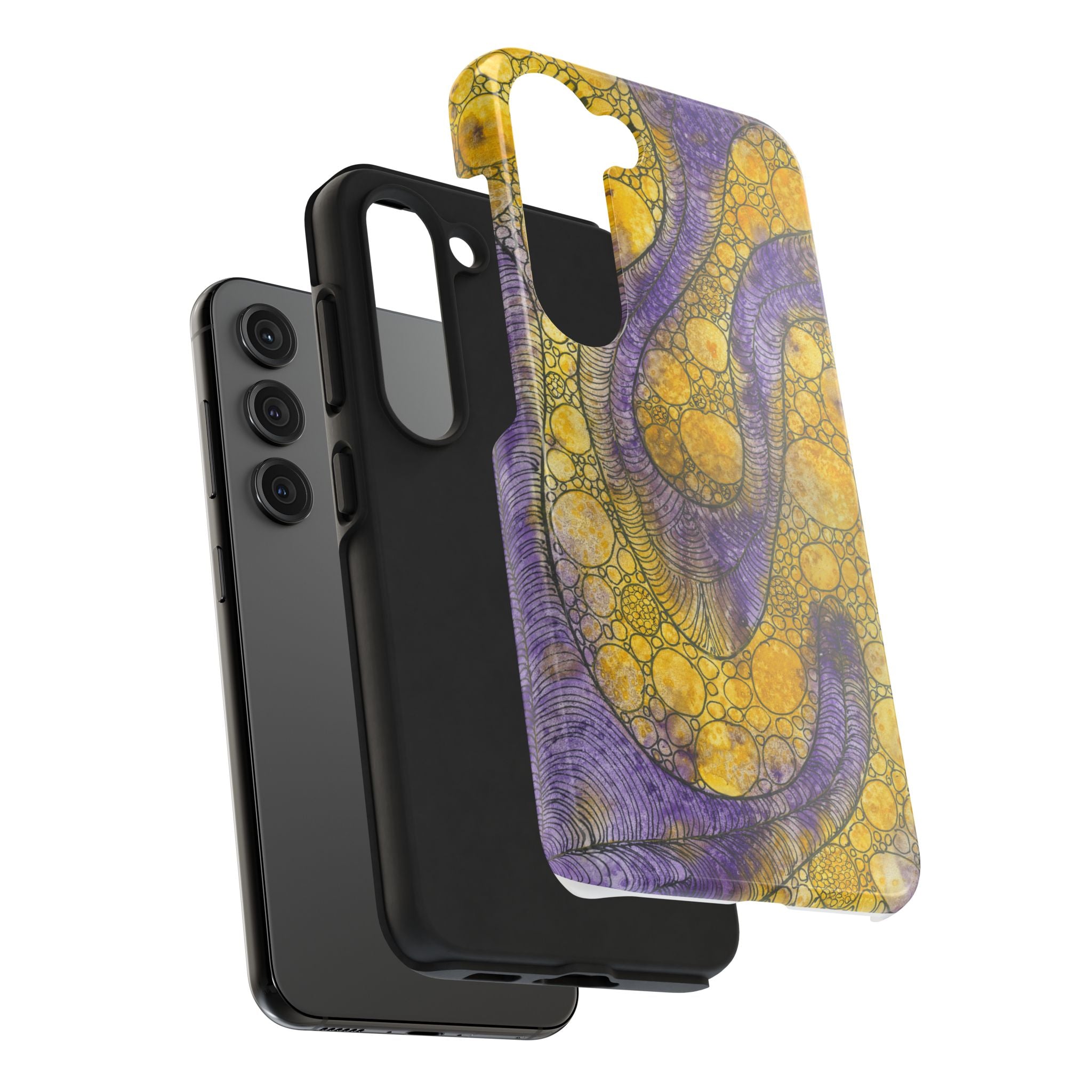 Tough Phone Case - All iPhones and Samsung Galaxys - Exciting Abstract Design #64 Is Now A Good Time?