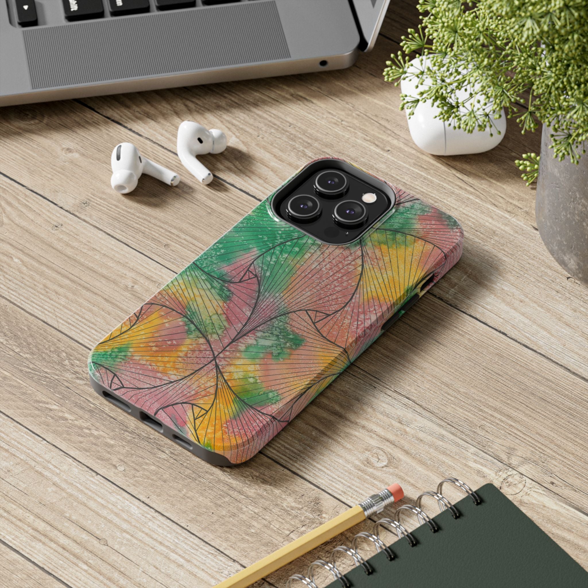Tough Phone Case - All iPhones and Samsung Galaxys - Exciting Abstract Design #49 Health Well Being