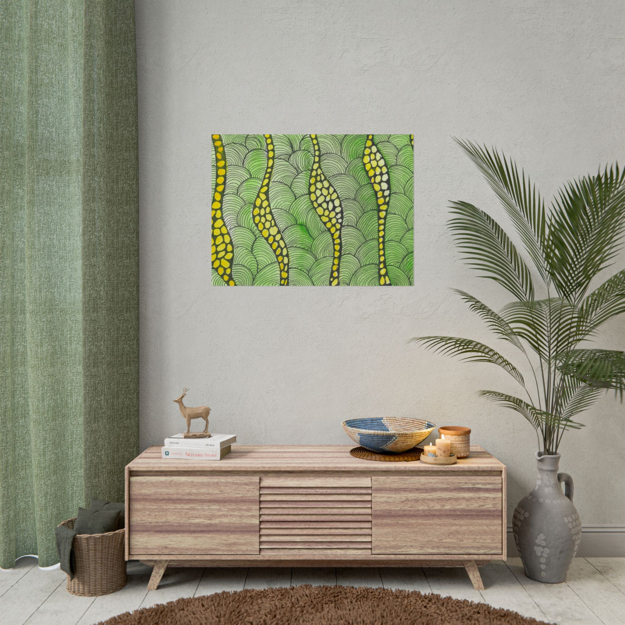 Large Colourful Wall Art, Posters & Prints, For Office, Bedroom or Living Room, or Special Gift #13 Watcha Thinking
