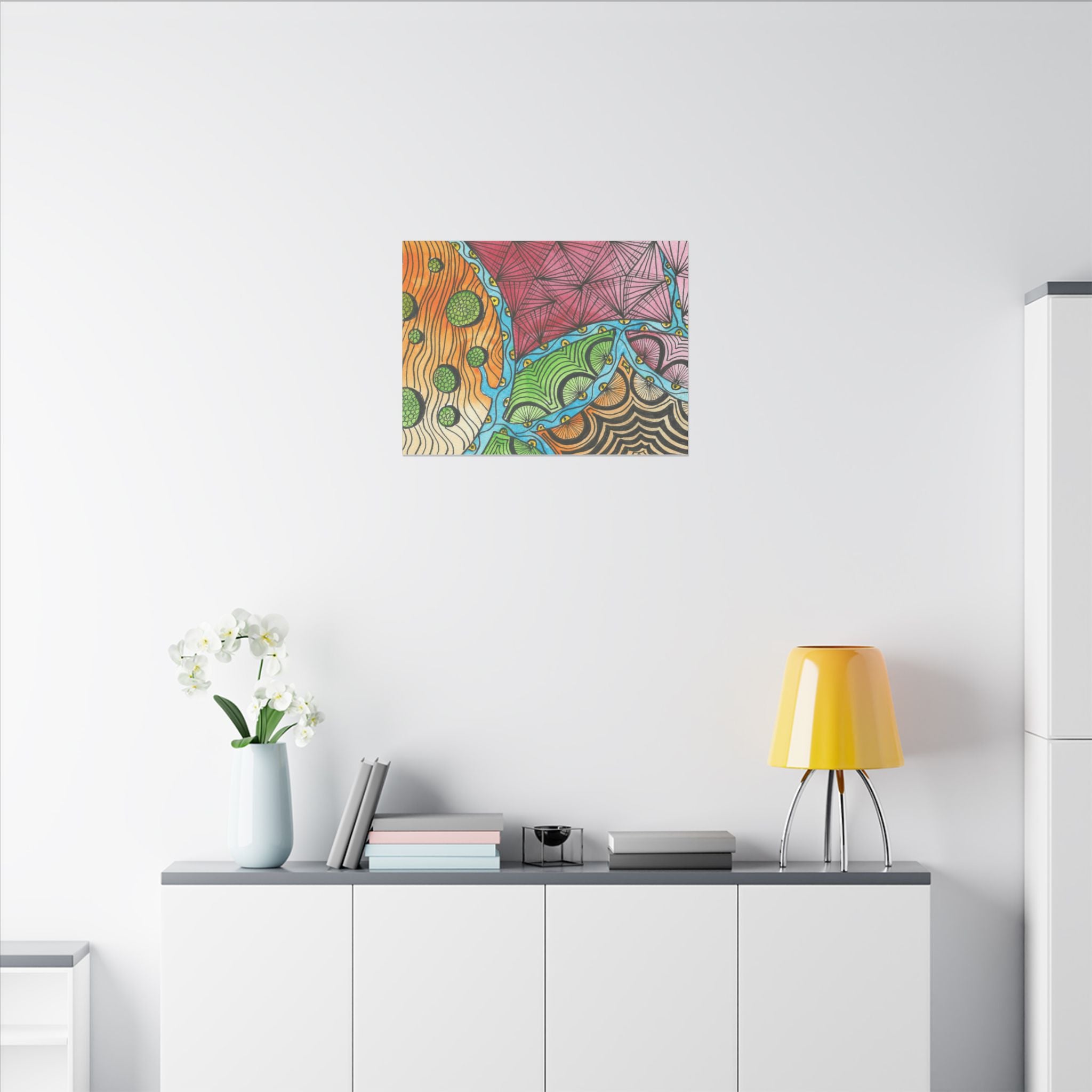 Large Colourful Wall Art, Canvas Prints, For Office, Bedroom or Living Room, or Special Gift #11 Today's The Day