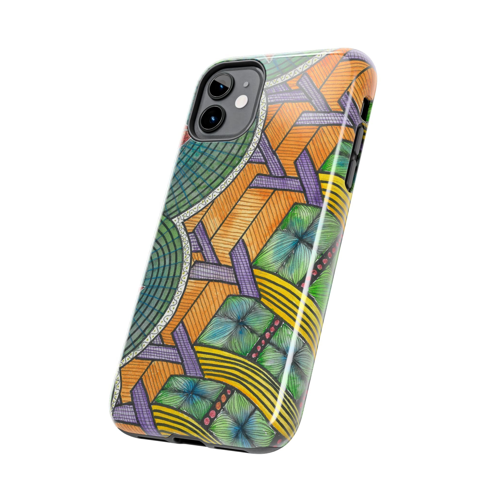 Tough Phone Case - All iPhones and Samsung Galaxys - Exciting Abstract Design #31 T'Eye Land