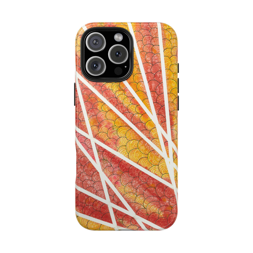 Tough Phone Case - All iPhones and Samsung Galaxys - Exciting Abstract Design #67 Max Mimosa