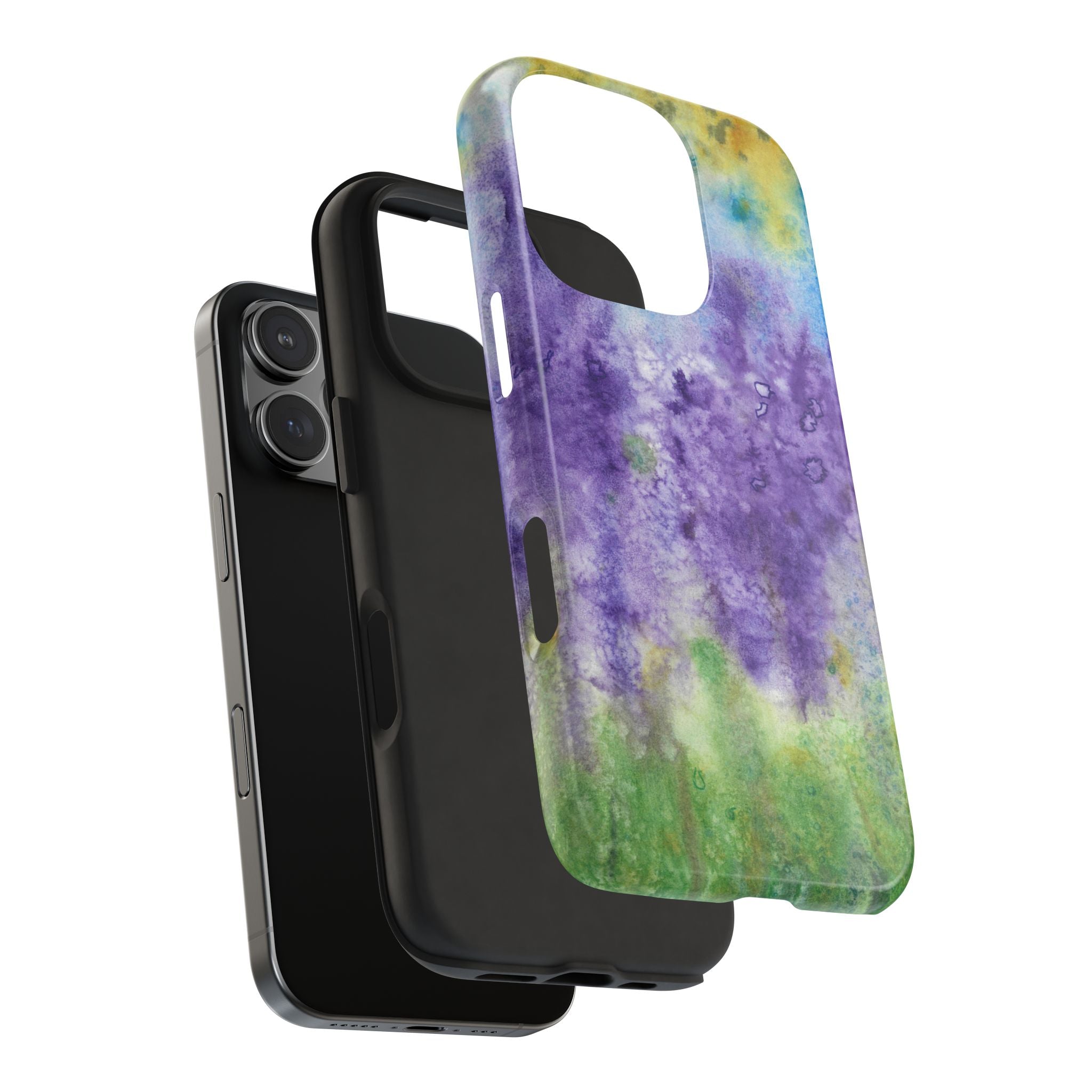 Tough Phone Case - All iPhones and Samsung Galaxys - Exciting Abstract Design #74 Lavender Fields