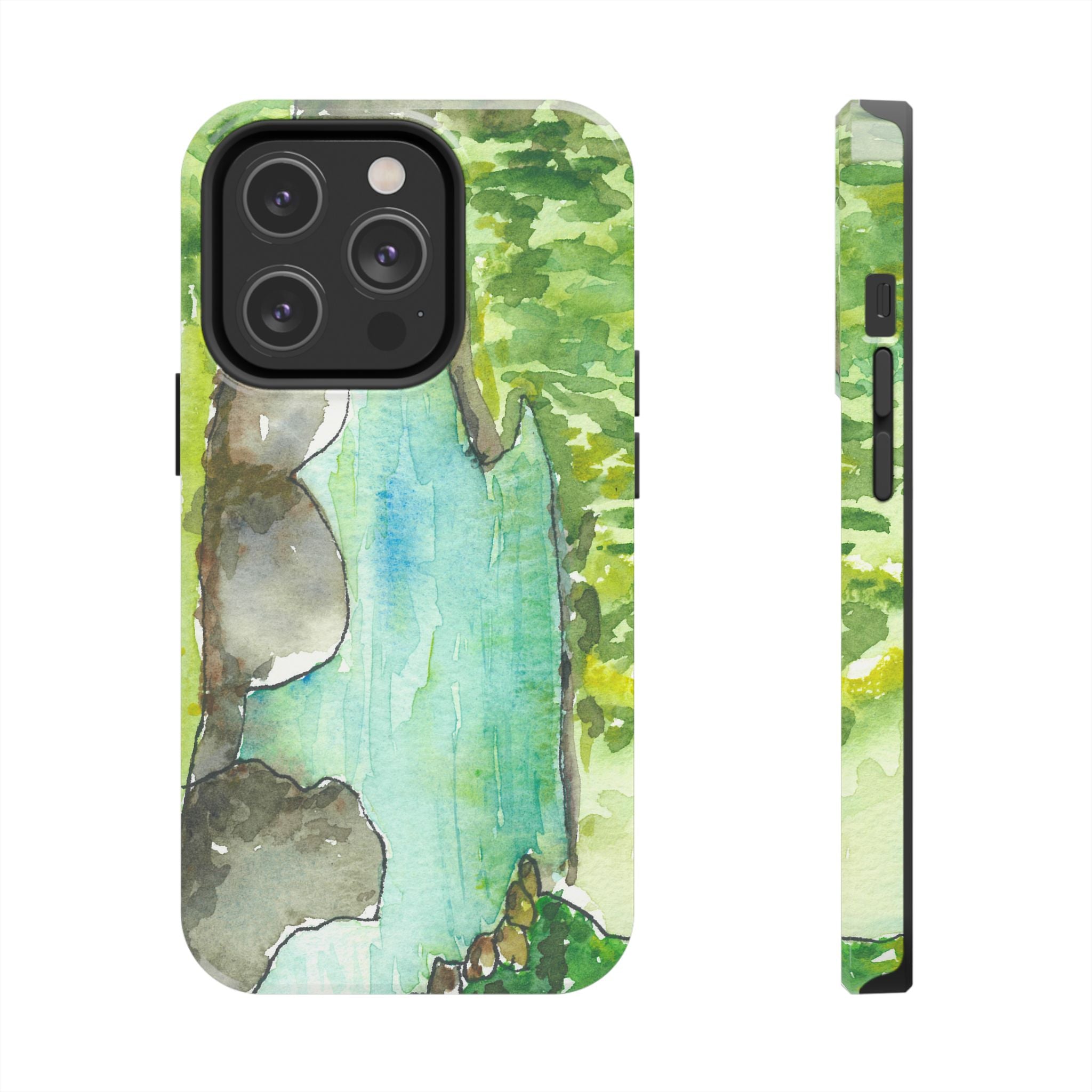 Tough Phone Case - All iPhones and Samsung Galaxys - Exciting Abstract Design #88 Tara River - Montenegro