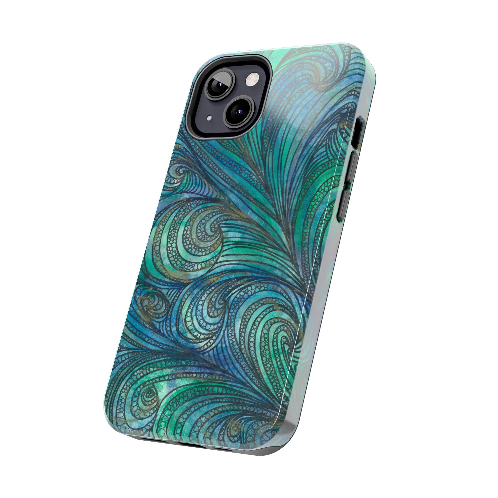 Tough Phone Case - All iPhones and Samsung Galaxys - Exciting Abstract Design #71 Call Of The Sea