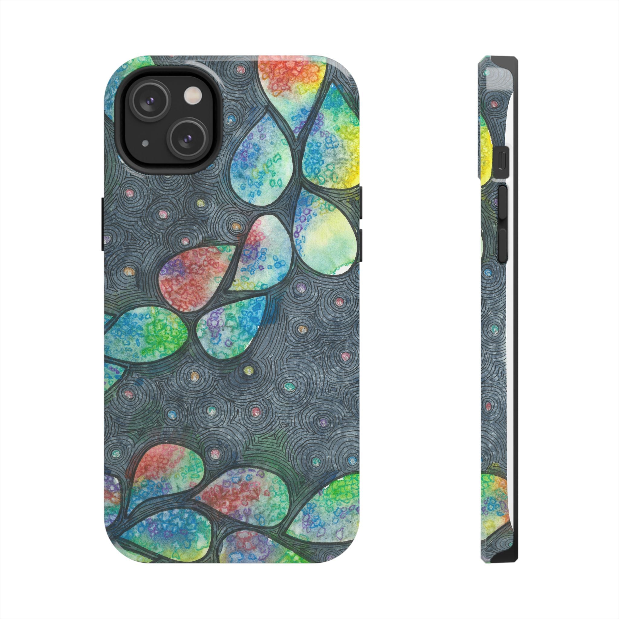 Tough Phone Case - All iPhones and Samsung Galaxys - Exciting Abstract Design #30 Give Us A Minute