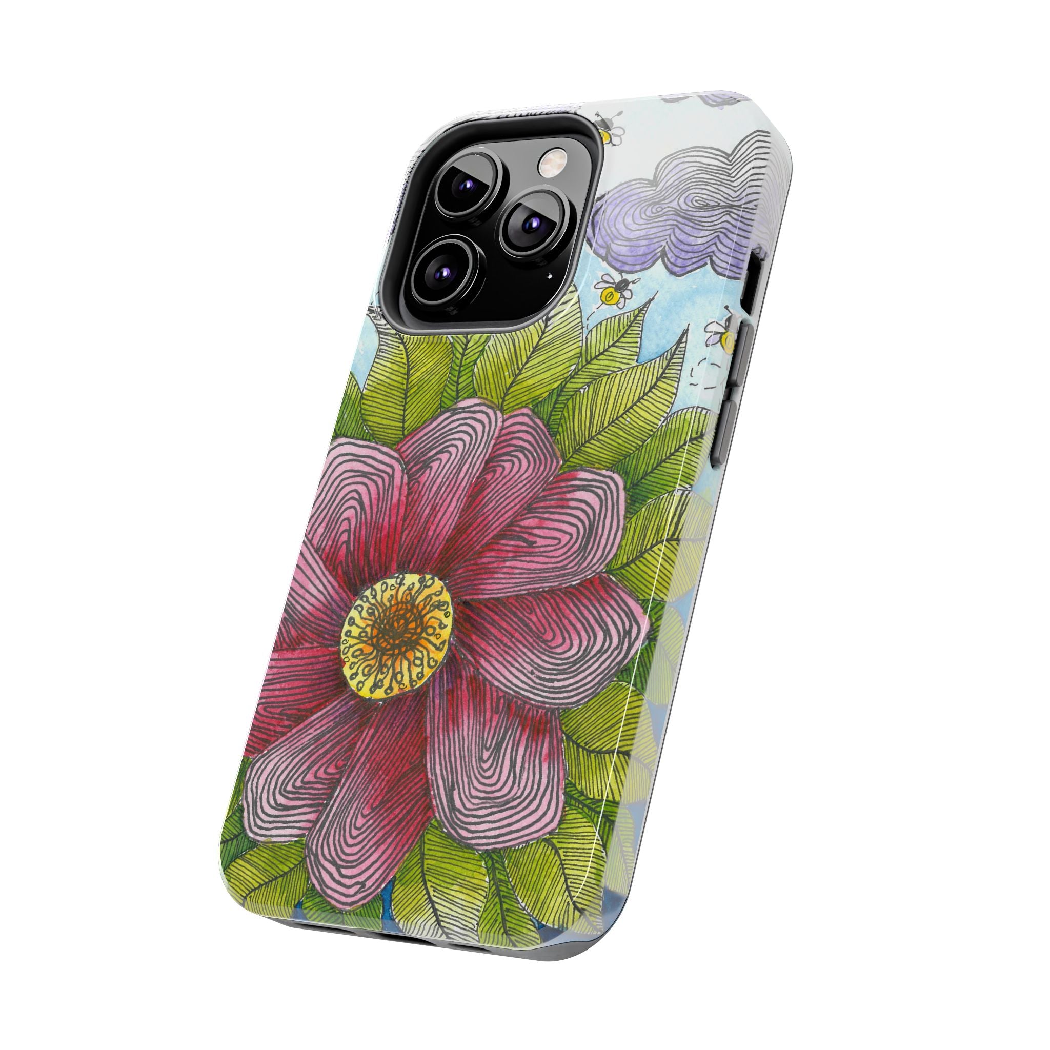 Tough Phone Case - All iPhones and Samsung Galaxys - Exciting Abstract Design  #4 Bloom'n