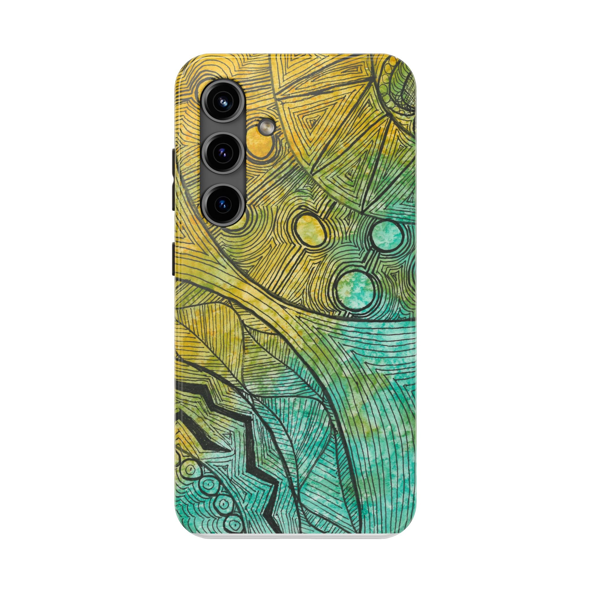 Tough Phone Case - All iPhones and Samsung Galaxys - Exciting Abstract Design #27 Come What May