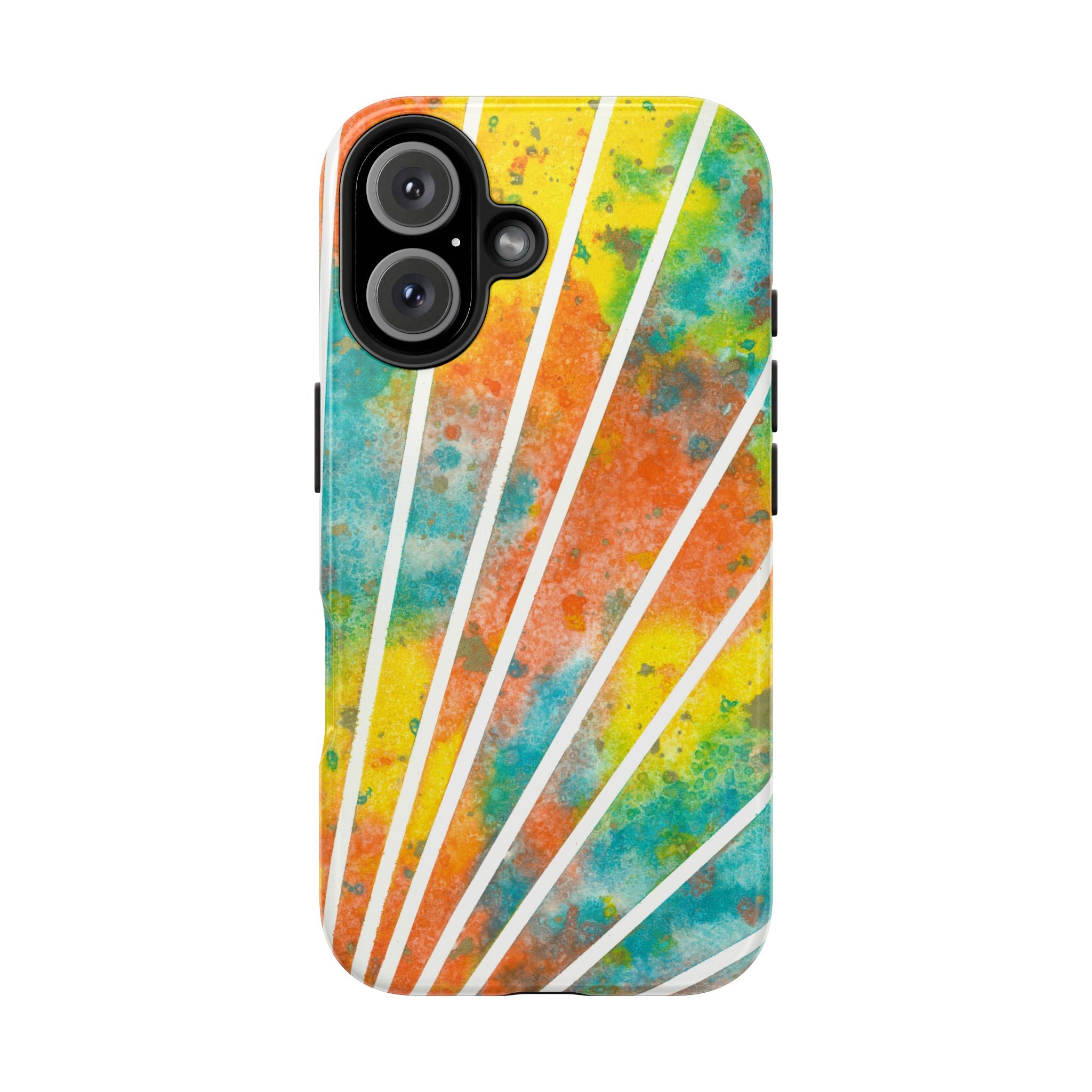 Tough Phone Case - All iPhones and Samsung Galaxys - Exciting Abstract Design #101 Your Energy Radiates