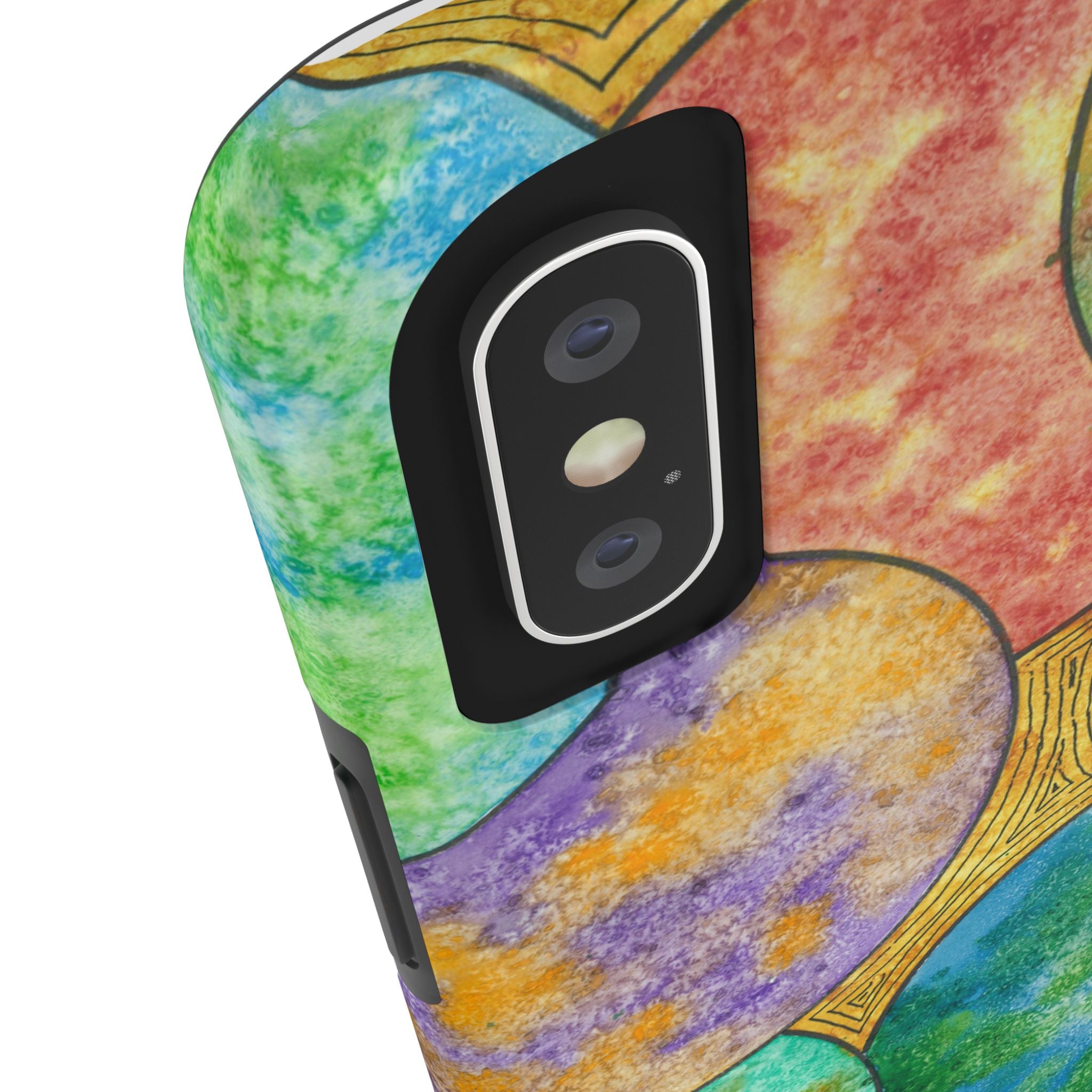 Tough Phone Case - All iPhones and Samsung Galaxys - Exciting Abstract Design #61 Worlds Apart