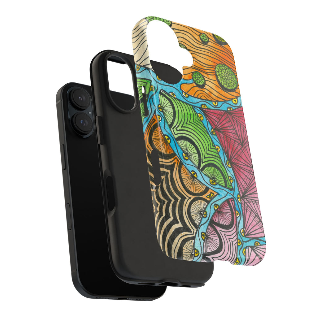 Tough Phone Case - All iPhones and Samsung Galaxys - Exciting Abstract Design #11 Today's The Day