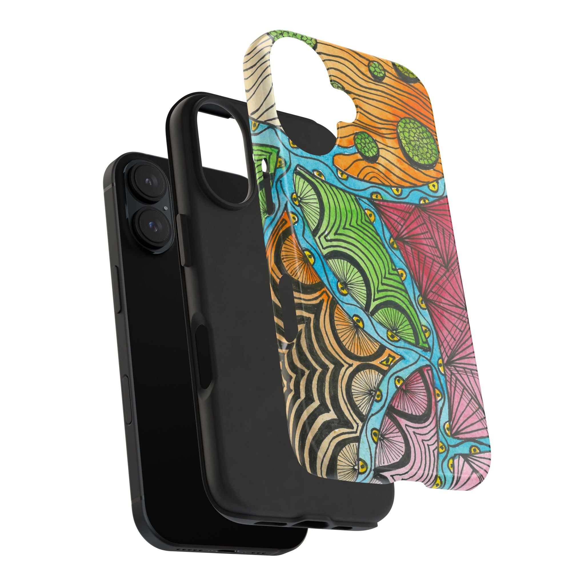 Tough Phone Case - All iPhones and Samsung Galaxys - Exciting Abstract Design #11 Today's The Day