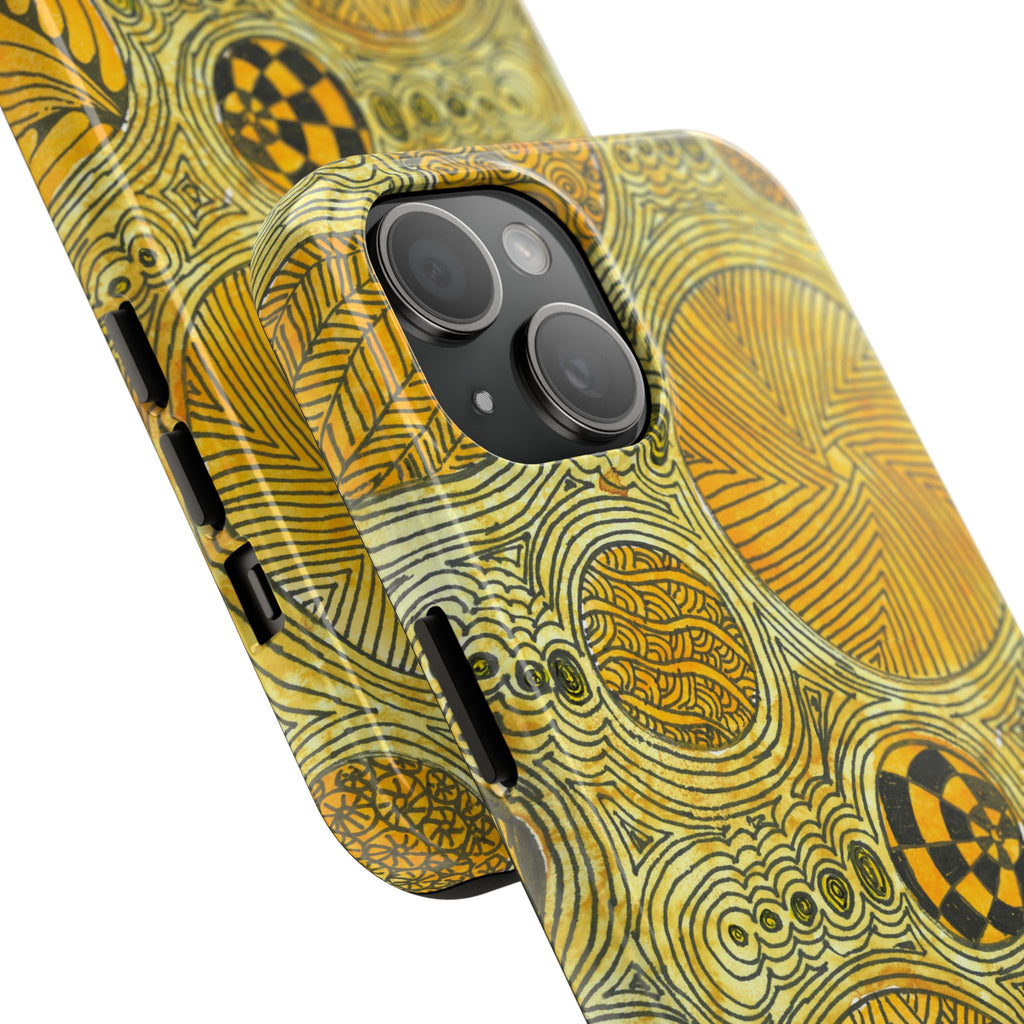 Tough Phone Case - All iPhones and Samsung Galaxys - Exciting Abstract Design #38 The Conversationalist