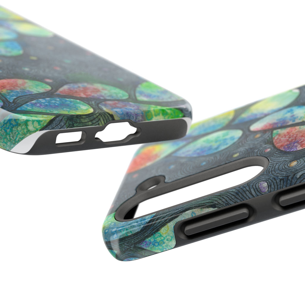 Tough Phone Case - All iPhones and Samsung Galaxys - Exciting Abstract Design #30 Give Us A Minute