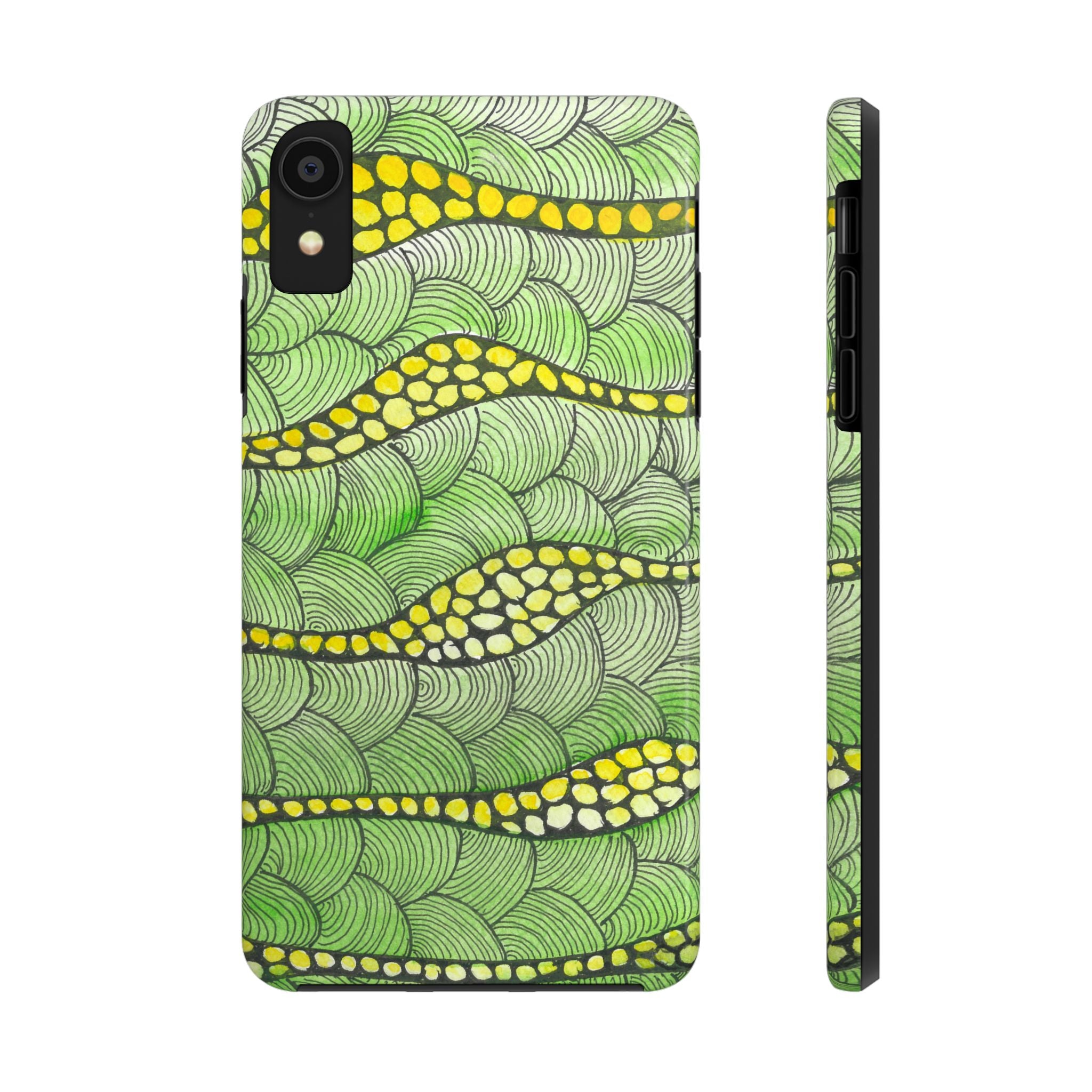 Tough Phone Case - All iPhones and Samsung Galaxys - Exciting Abstract Design #13 Watcha Thinking
