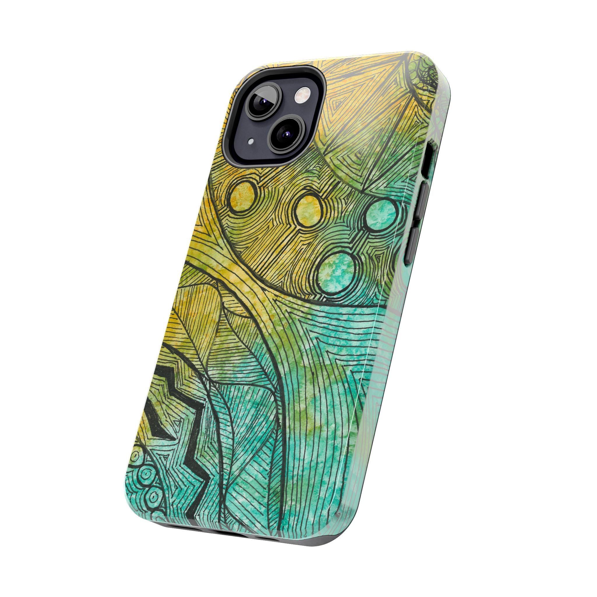 Tough Phone Case - All iPhones and Samsung Galaxys - Exciting Abstract Design #27 Come What May
