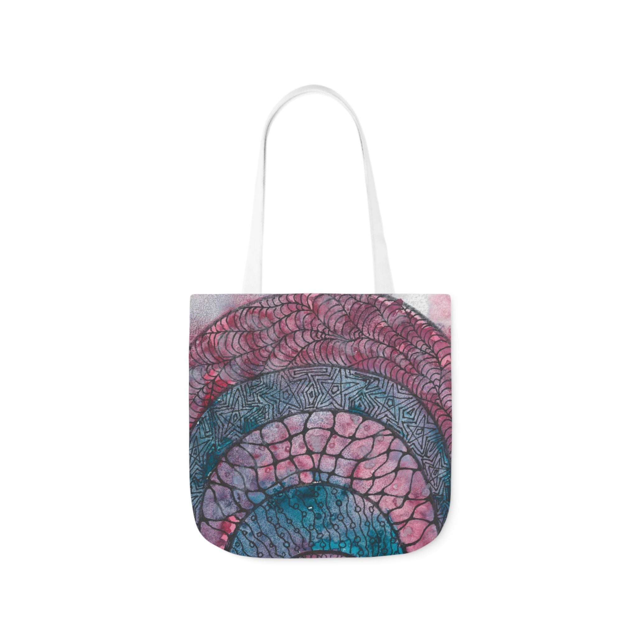 Canvas Tote Bags, Colourful Abstract Designs, 5-Color Straps, 3 Sizes.  For Family and friends or a Special Gift #92 The Goddess Lives